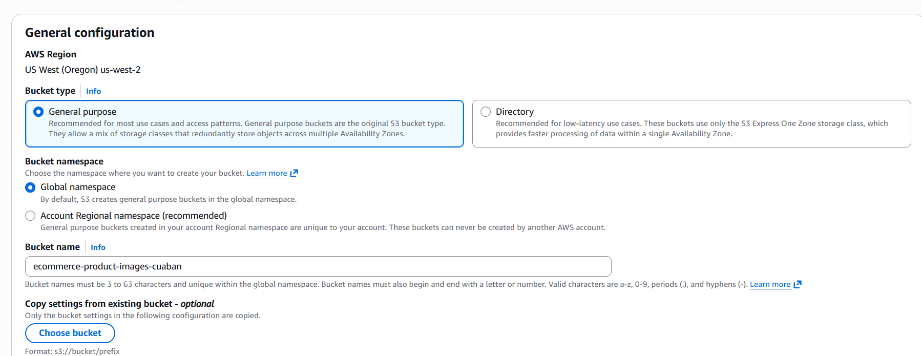 Initialize S3 Bucket
