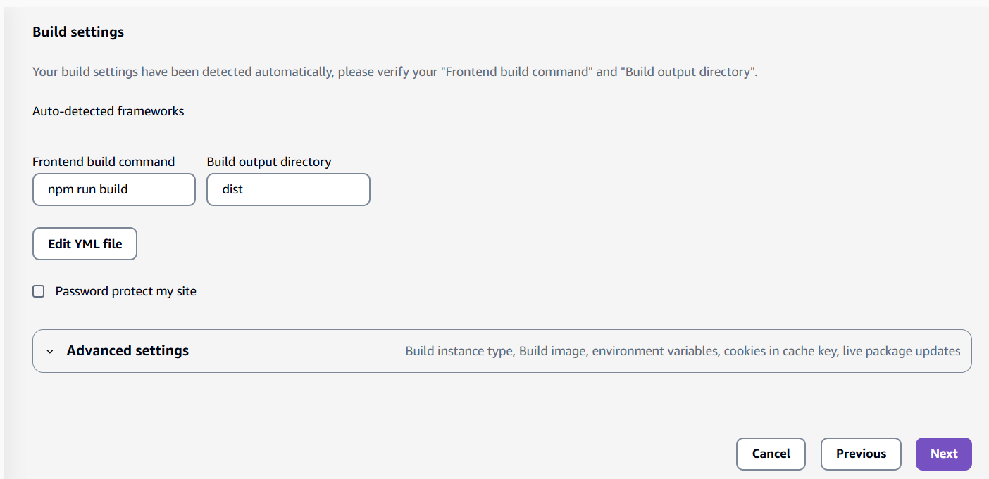 Vite Build Configuration